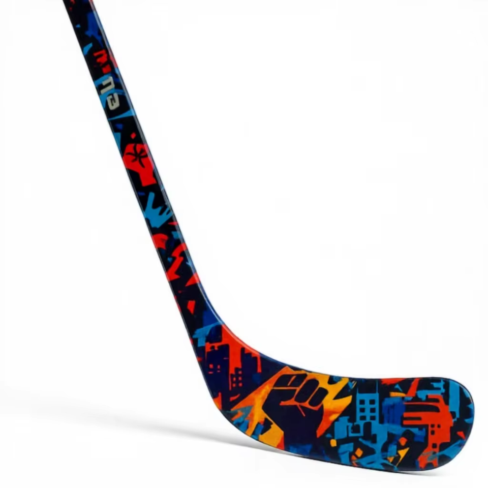 Junior Intermediate Carbon Fiber Ice Hockey Stick 25-31 Inch 350g Youth Training Practice Stick for Children Beginners