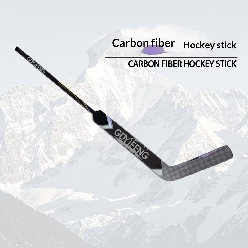 Factory Direct Sale Carbon Fiber Goalkeeper Ice Hockey Sticks. Lightweight Design. OEM Customization Available. Excellent