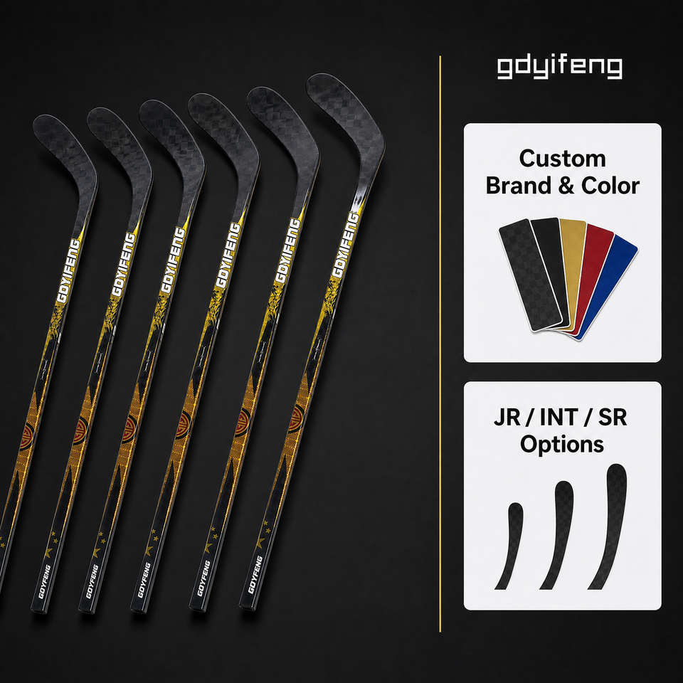 Ice Hockey Stick Lightning Feel UD Carbon Fiber Senior Junior Pro Stock Lightweight Composite Material Professional
