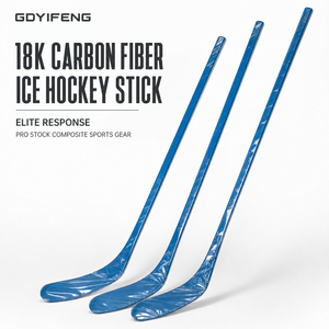Professional 3K Carbon Fiber Ice Hockey Stick Reinforced Shaft Senior Youth Pro Stock Composite Training Equipment