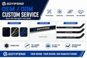 2026 CN Factory OEM 350/375/400g Carbon Fiber Hockey Sticks with Free Graphics Design, Flex, (Ice & Field Hockey) for JR/INT/SR