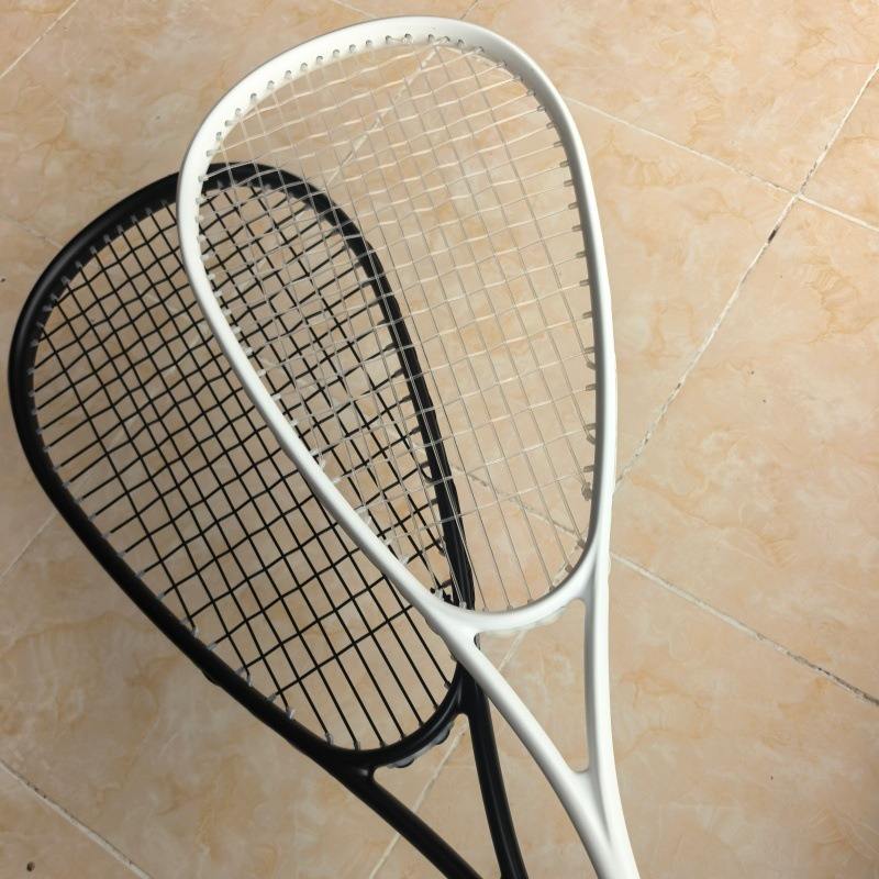 Carbon Fiber Squash Racket Composite One-Piece Beginner Training for Unisex Use Squash Training Outdoor Sports