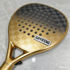 Professional 18K Carbon Fiber Padel Racket Diamond Shape 365g High Power Tournament Paddle Raquet Hard EVA Core Spin Surface