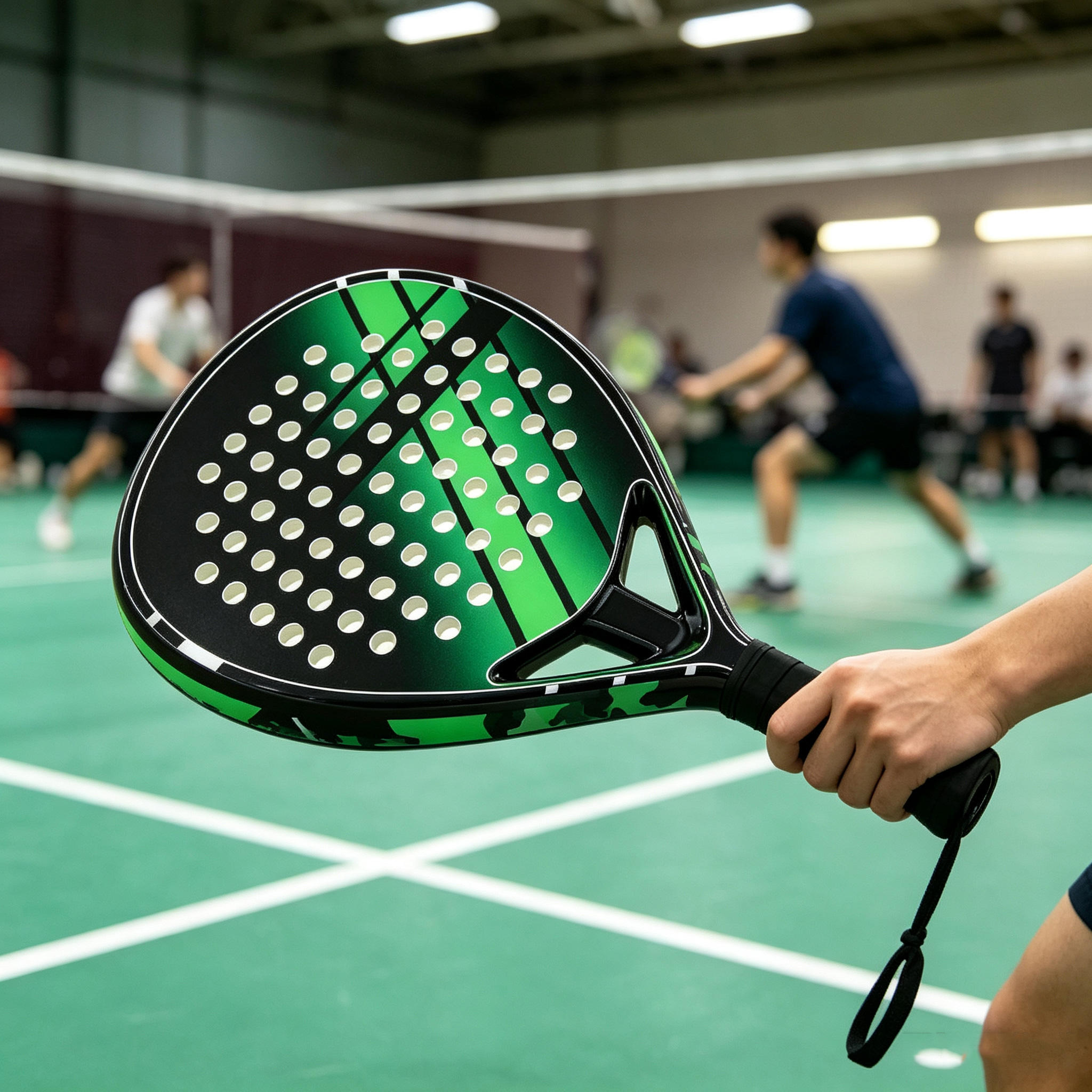 Custom Shape 12K 18K Carbon Fiber Padel Racket ODM Manufacturing