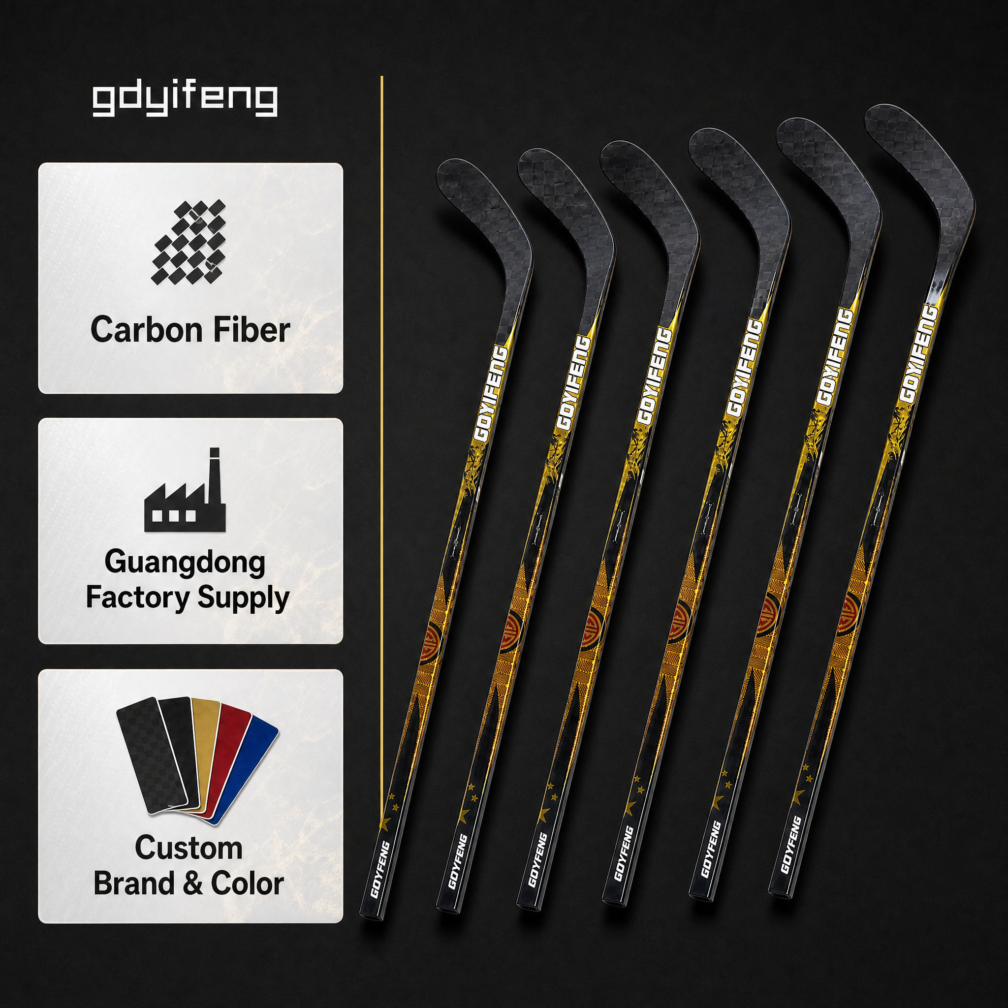 BE/CcN 2026 High Modulus UD Carbon Fiber Ice Hockey Stick Pro Stock One-Piece Composite Senior Professional 65 Flex 380g