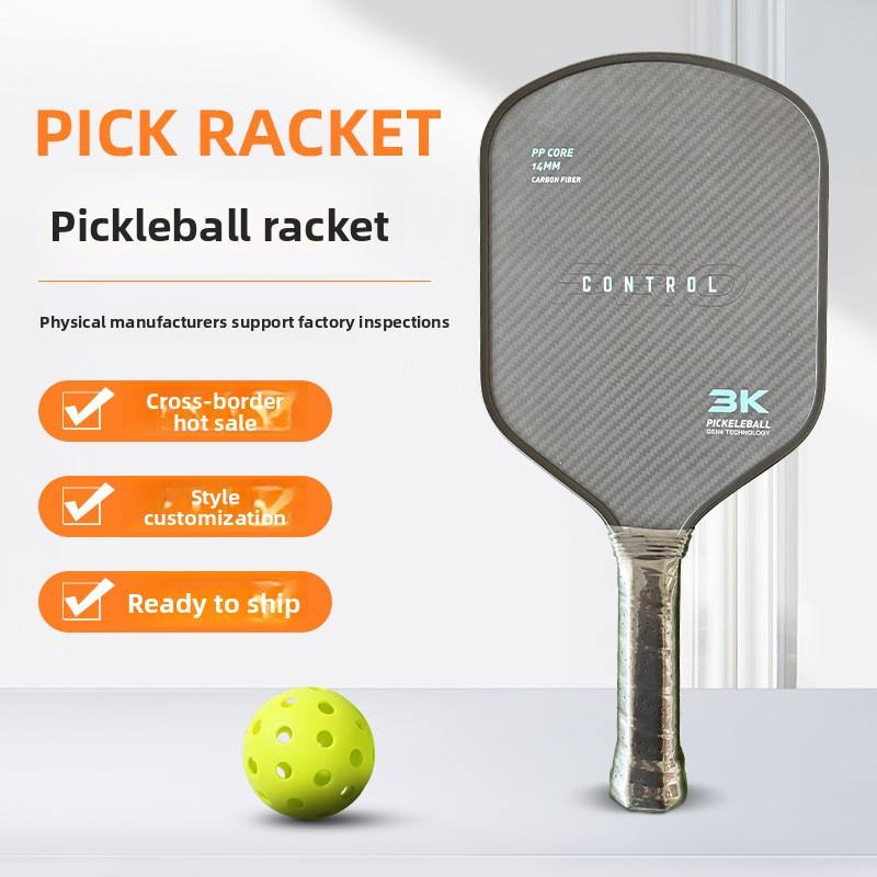 Pickleball Paddle Double-Sided Glass-Carbon Fiber Upgraded Fourth-Generation Gen 3 Core Tournament-Specific China-Made Racket