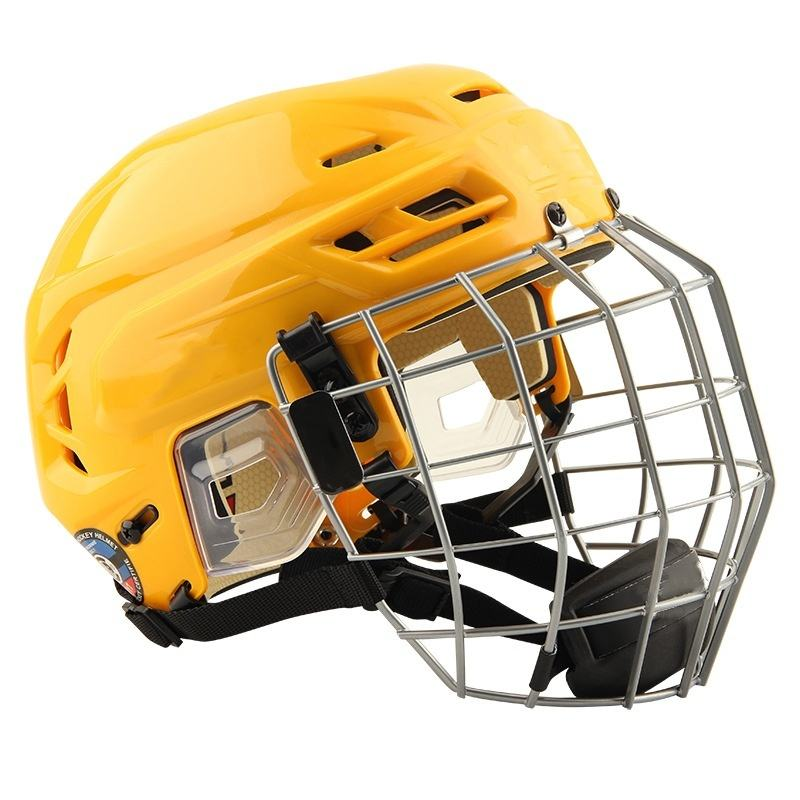 CN Factory Custom Color and logo High Quality Ice Hockey Full-Face Helmet for JR/INT/SR : Protective Gear for Ice Hockey