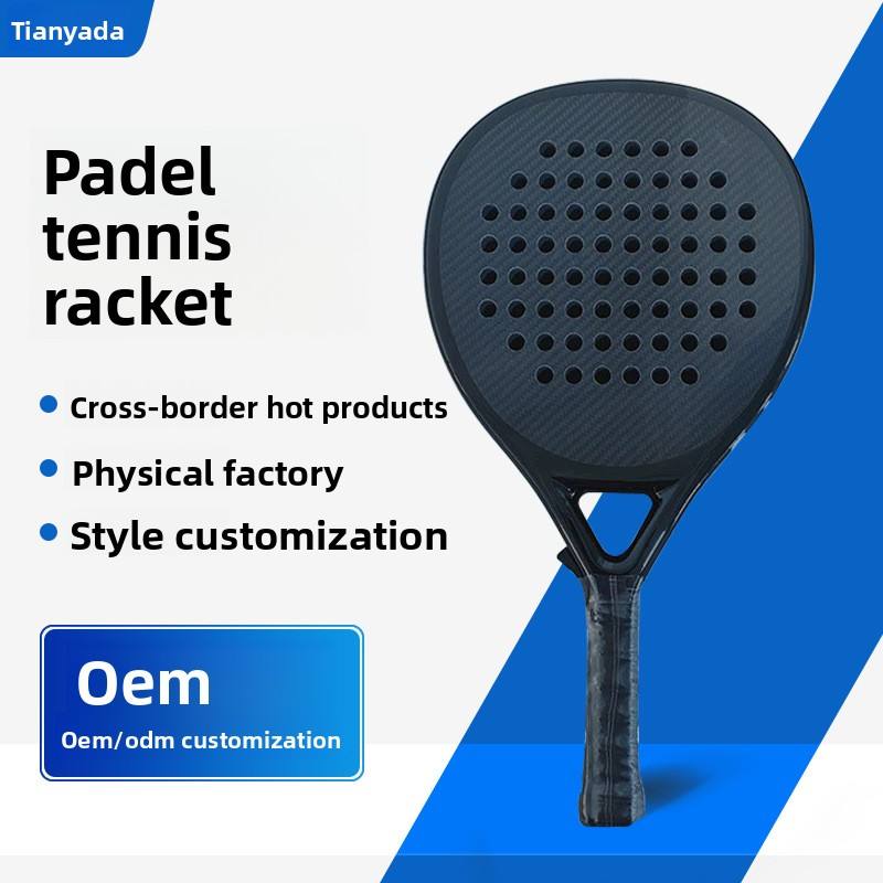 GDYIFENG YF01 Professional 12K Carbon Fiber Padel Racket Diamond Shape EVA Soft Memory Core Custom Logo for Tennis & Badminton