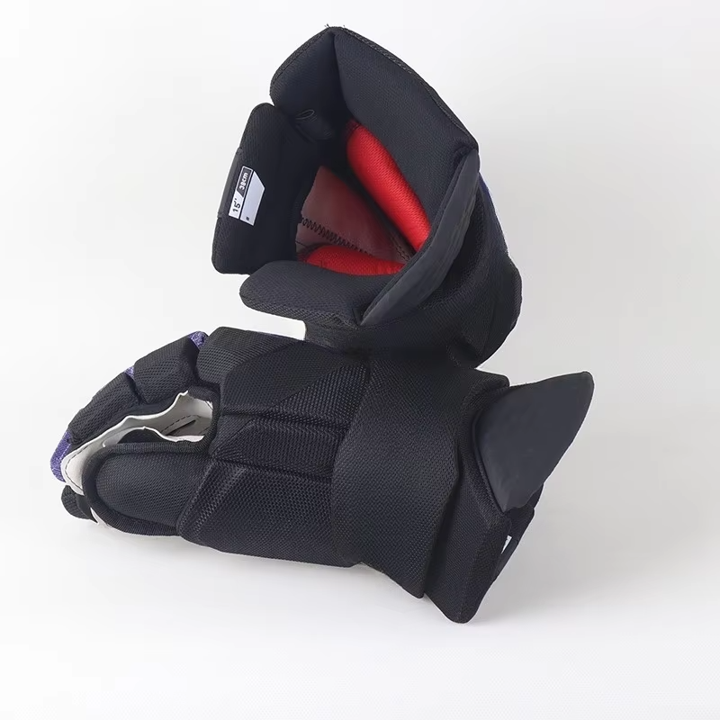 Professional New Design Woven YF BE Model Nylon Ice Hockey Gloves 500-650g Universal Fit Multi Colors All Sizes Made Guangdong