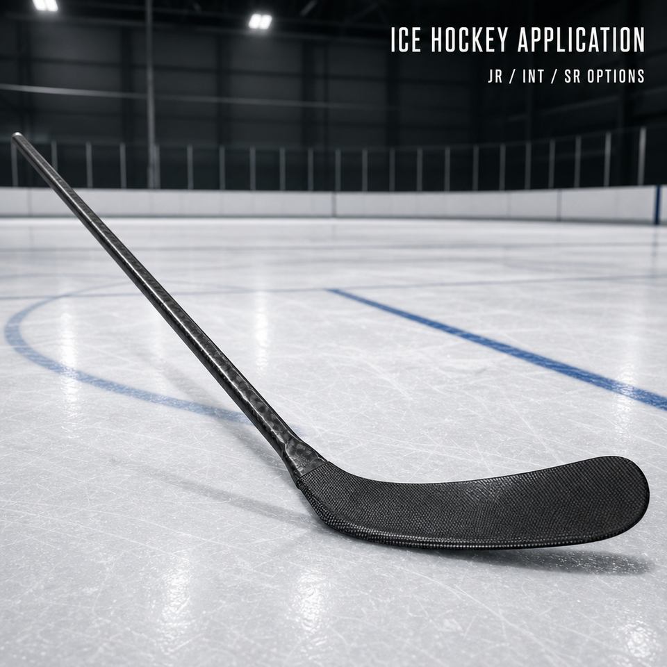 Custom Brand Hockey Sticks Carbon Fiber Senior Junior Team Logo Private Label
