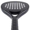 CN Factory Custom Super Power-Brown High Quality 3K/12K/18K Carbon Fiber Paddle Tennis Raqueta with Rough Surface Nylon Net
