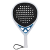 Beach Tennis Racket 12K Carbon Fiber Teardrop Balanced Control Lightweight Custom Shock Resistant Non-Slip Grip Training Gear
