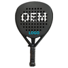 Professional 12K Carbon Fiber Padel Racket Diamond Shape EVA Soft Memory Core Custom Logo Paddle