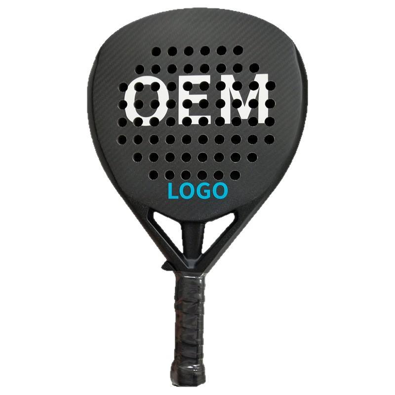 Professional 12K Carbon Fiber Padel Racket Diamond Shape EVA Soft Memory Core Custom Logo Paddle