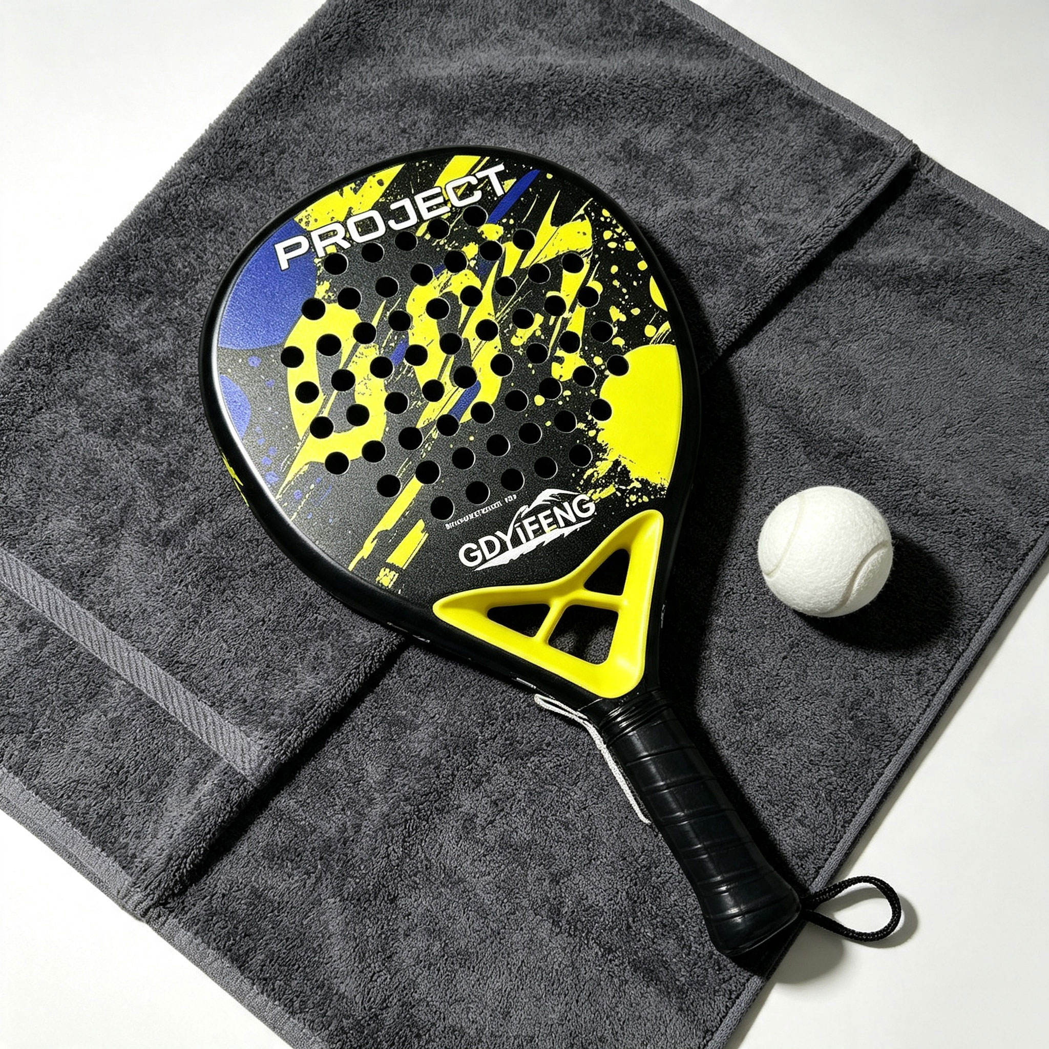 2026 CN Factory Custom logo and Color High Quality 3K/12K/18K/24K Carbon Fiber Paddle Racket