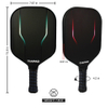 YF Fiberglass Carbon Pickleball Paddle-Customizable Thickness Options (11mm-16mm) Made in China