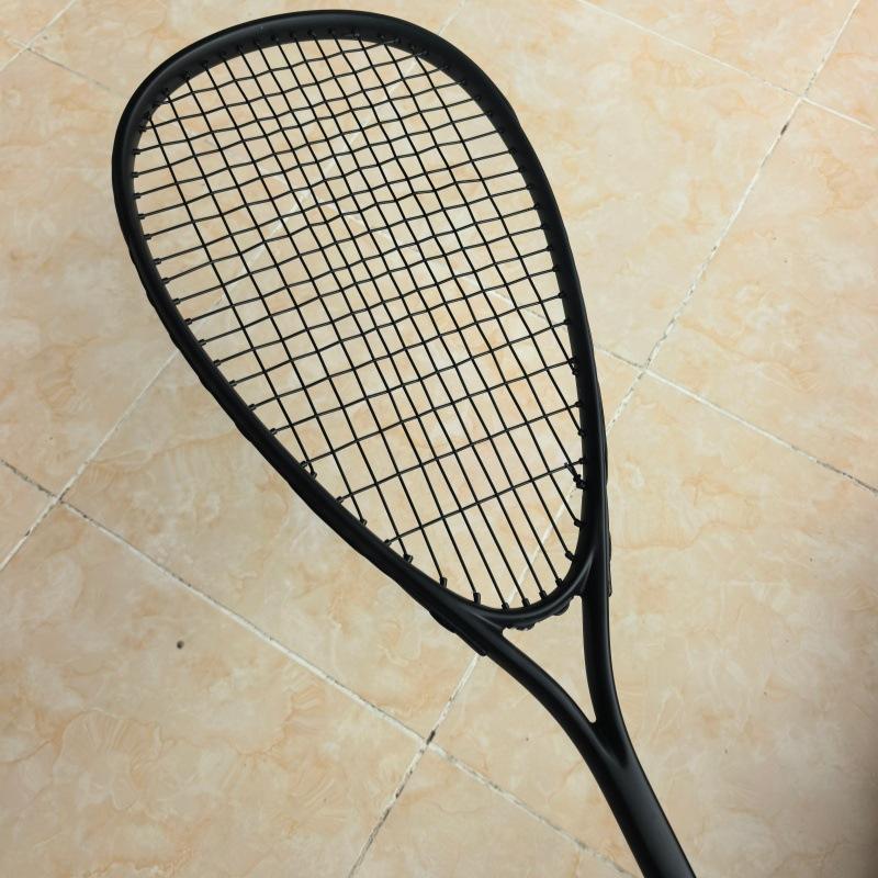 Beginners Carbon Fiber Tennis Racket Table Tennis No Logo RF97 Model 27 Inch Small Black Frame 100PD Version