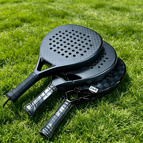 Paddle RACKETS Full Carbon Integrated Tennis Rackets Sturdy for Advanced Player