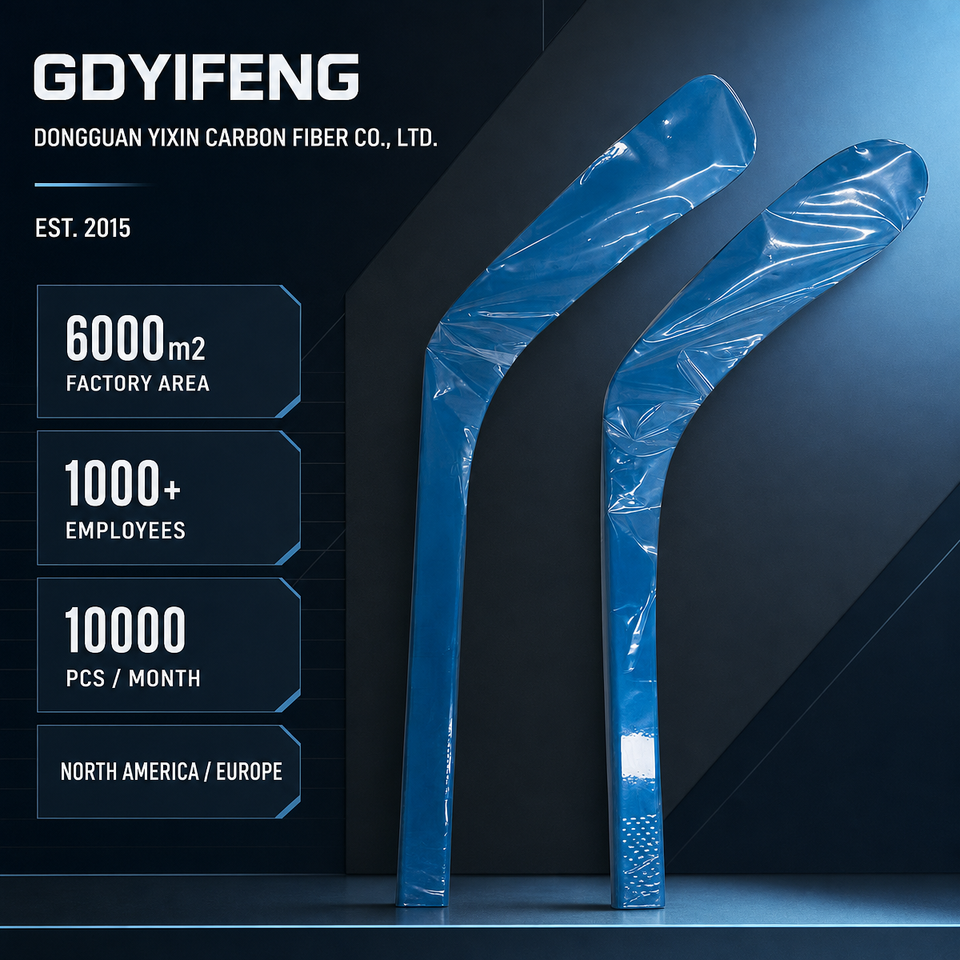 Professional 3K Carbon Fiber Ice Hockey Stick Reinforced Shaft Senior Youth Pro Stock Composite Training Equipment