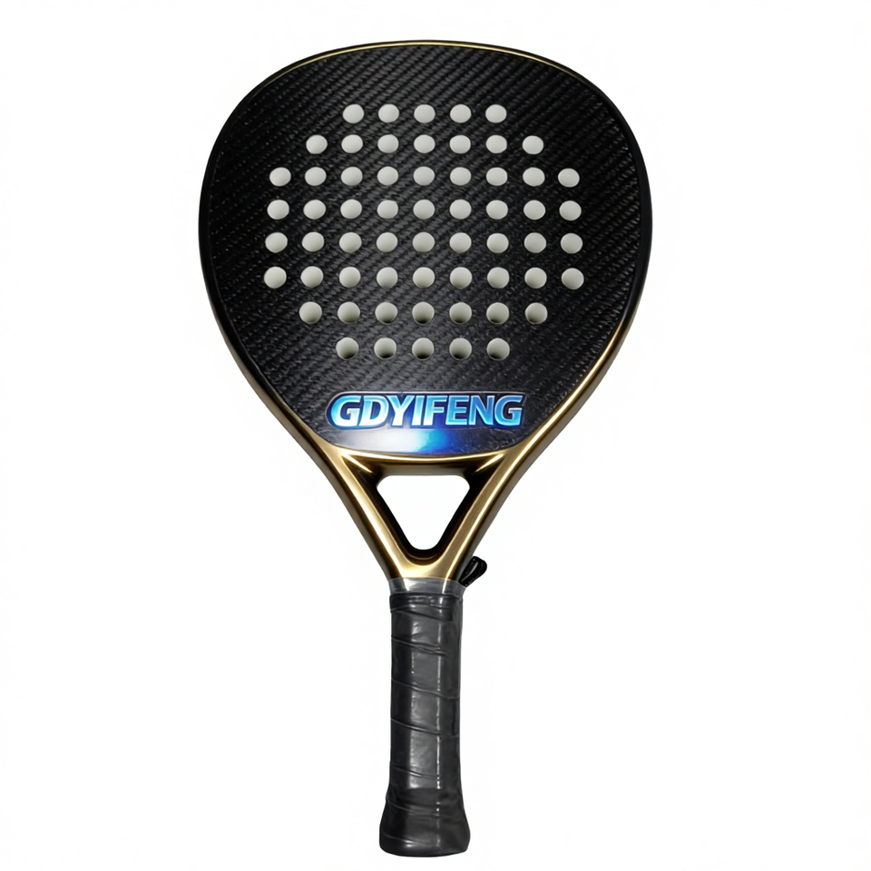 Professional 18K Carbon Fiber Padel Racket Diamond Shape EVA Soft Memory Core Custom Logo Paddle