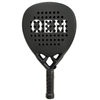 Padel Racket Model B05 Matte Sand-Textured Carbon-Fiber Surface EVA Core 38mm Thickness Perforated Pattern Customizable Padel