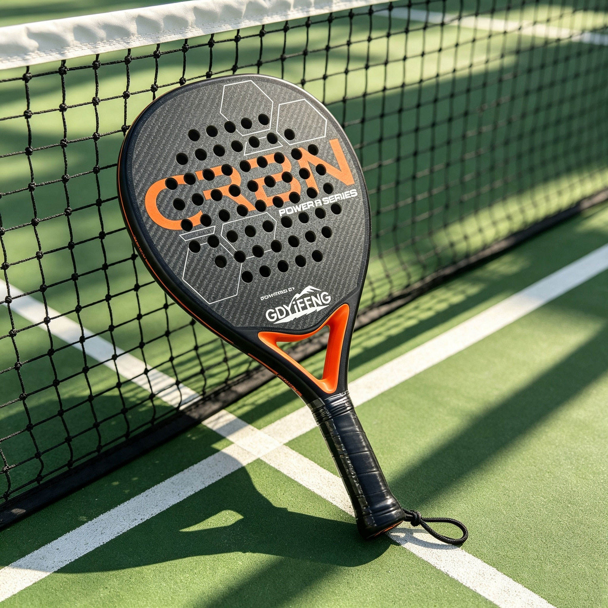 2026 CN Factory Custom logo and Color High Quality 3K/12K/18K/24K Carbon Fiber Paddle Racket