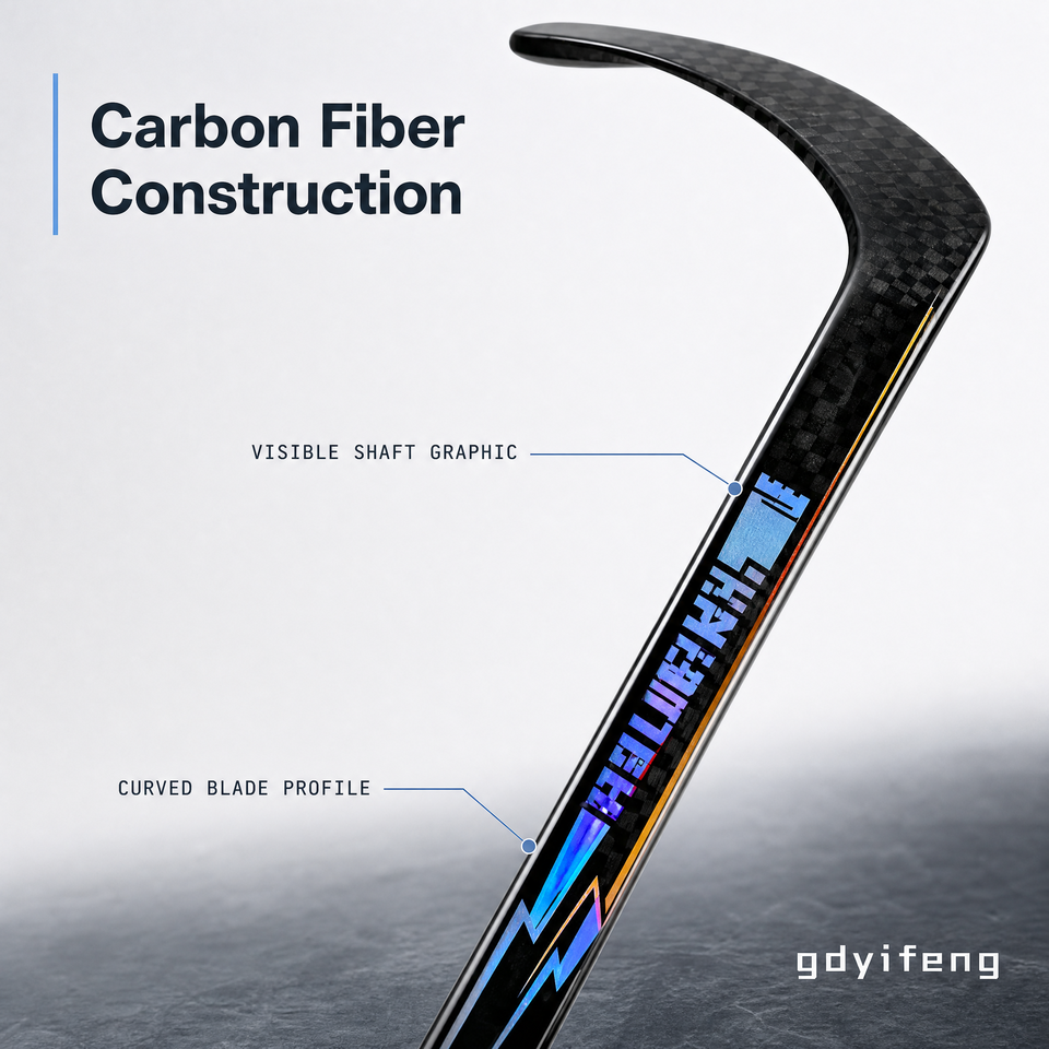 Premium 12K Carbon Fiber Ice Hockey Stick Ultra Sharp Release Senior Youth Pro Stock One Piece Composite Material