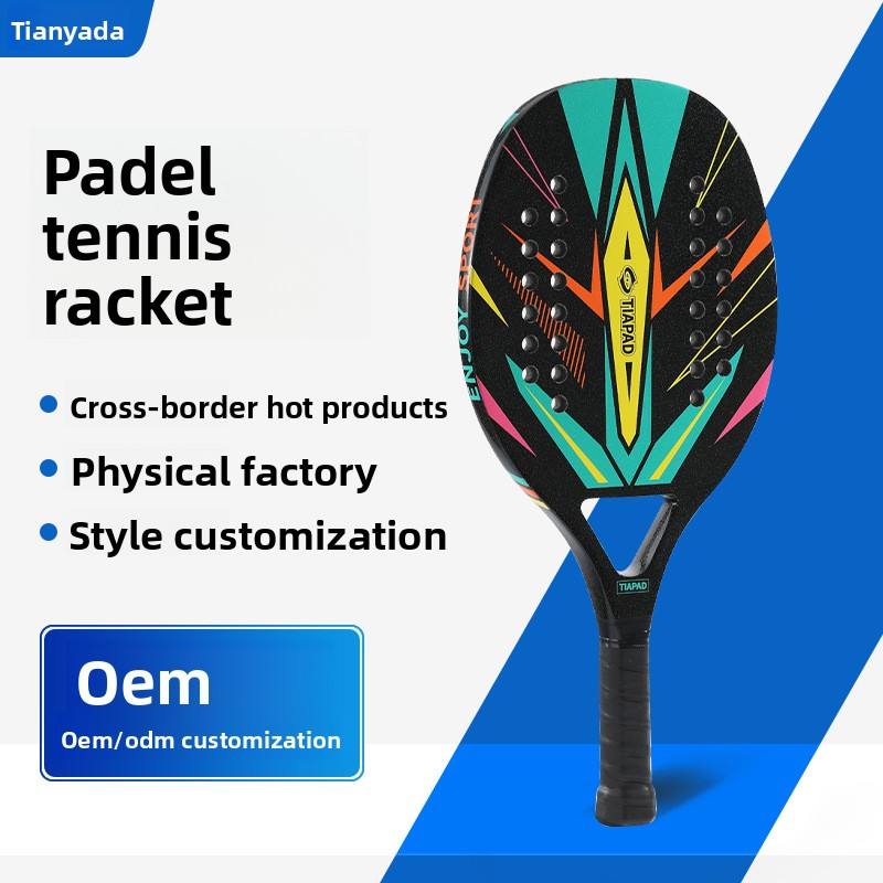 In-stock YF S01 All-Carbon Glass Fiber Beach & Badminton Tennis Rackets for Wholesale