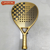 Professional 18K Carbon Fiber Padel Racket Diamond Shape EVA Soft Memory Core Custom Logo Paddle