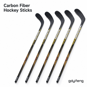 Custom Ice Hockey Sticks for Hockey Organizations Carbon Fiber Team Logo OEM
