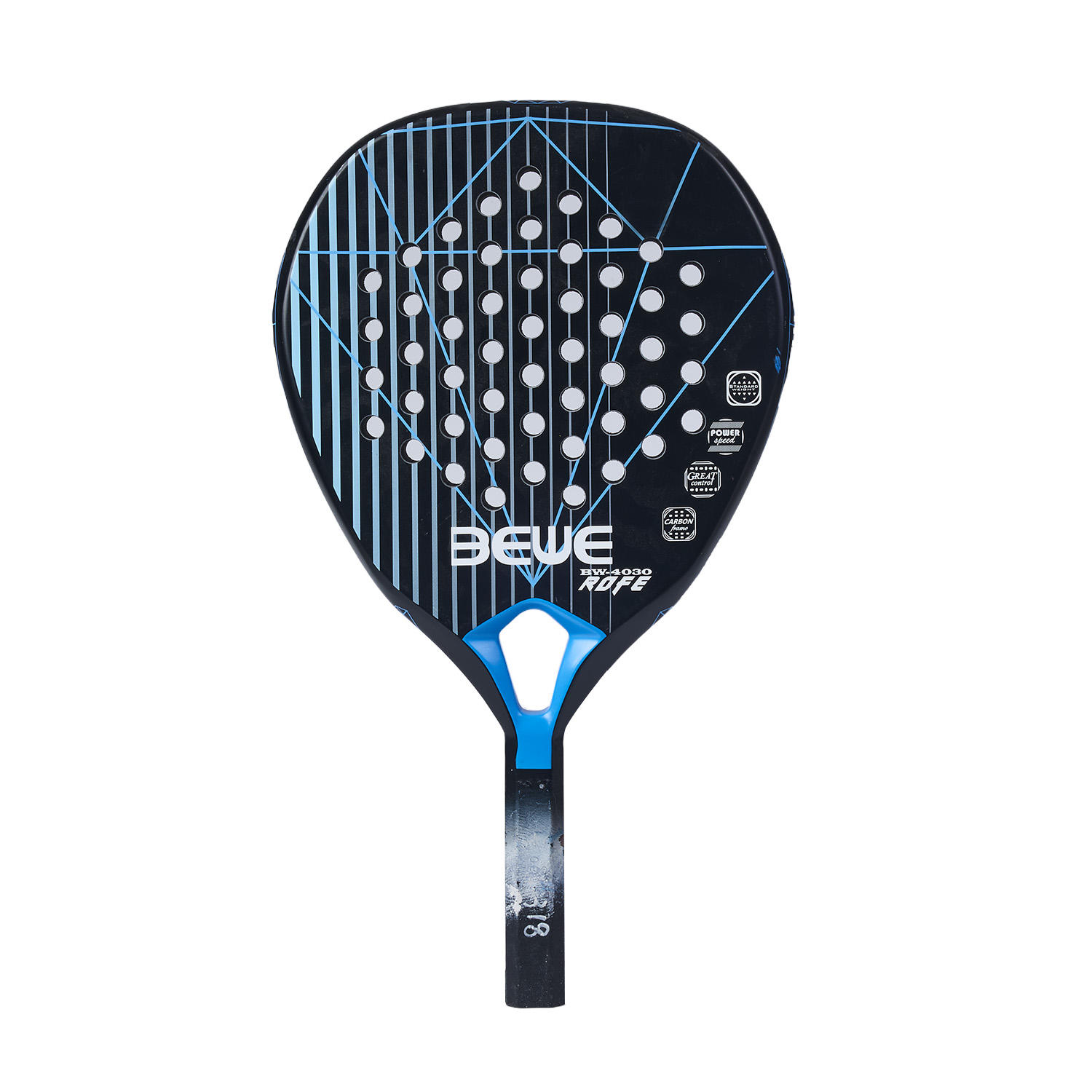 Professional 18K Carbon Fiber Padel Racket Diamond Shape EVA Soft Memory Core Custom Logo Paddle