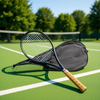 Professional Carbon Tennis Racket 100PD Frame Made Carbon Fiber French Open-Style Nylon Strung 60 Pounds Amateur Intermediate