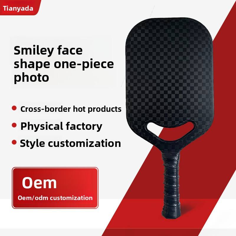 All-carbon Pickleball Paddle with Custom Graphics Hot-pressed New Model From Shandong