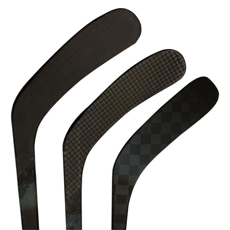 Reflective Weave Carbon Fiber Ice Hockey Stick Senior Professional Grade Pro Stock One Piece Composite Material Club