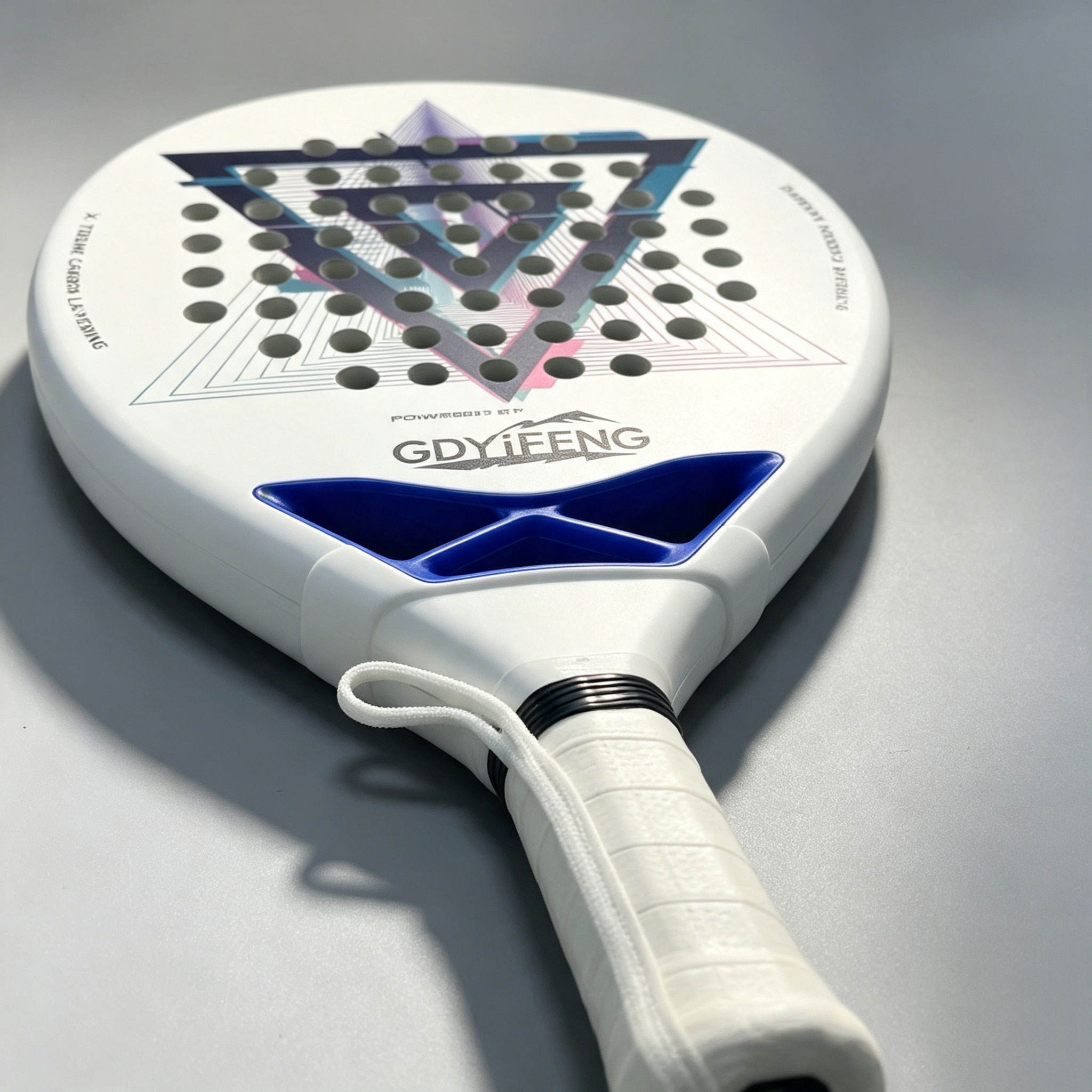 2026 CN Factory Custom logo and Color High Quality 3K/12K/18K/24K Carbon Fiber Paddle Racket
