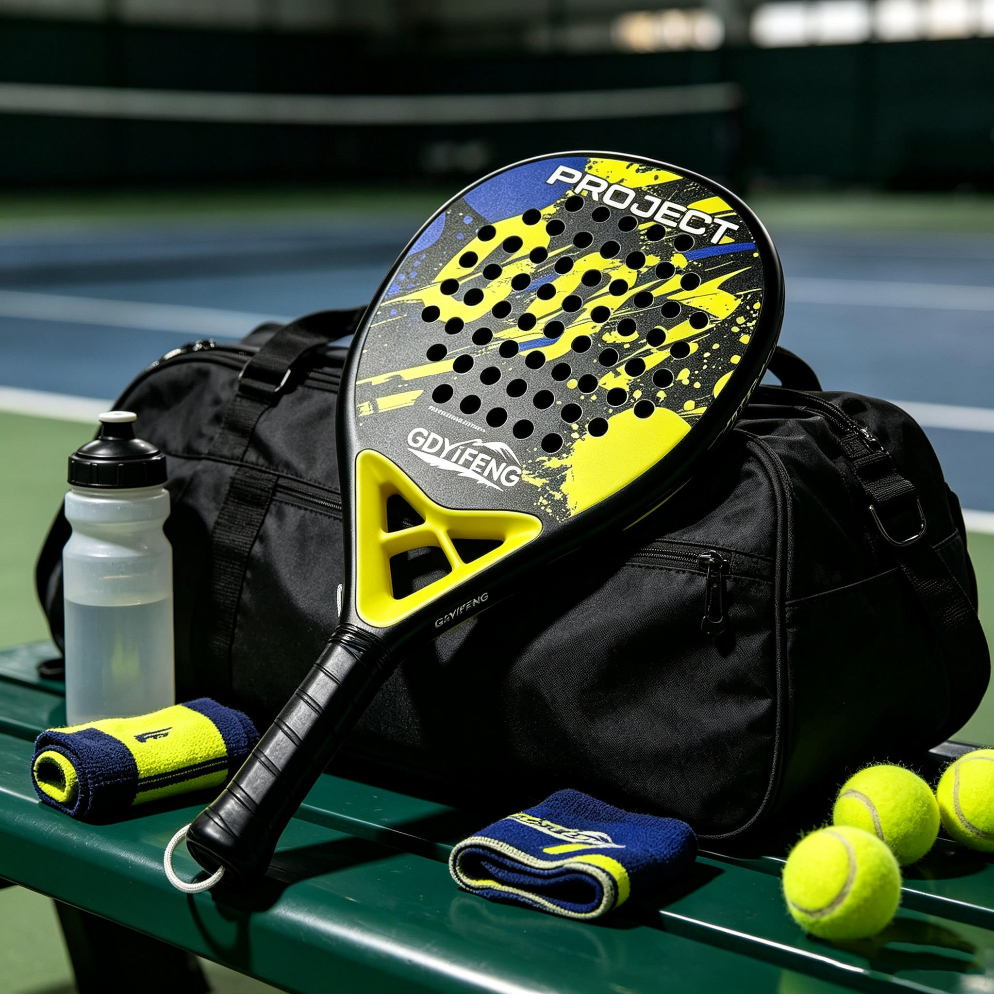 2026 CN Factory Custom logo and Color High Quality 3K/12K/18K/24K Carbon Fiber Paddle Racket