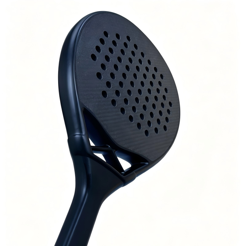 Factory Direct OEM High Quality 3K 100% Carbon Fiber Teardrop Shape Paddle Tennis Raqueta Rough Surface Non-Slip Grip