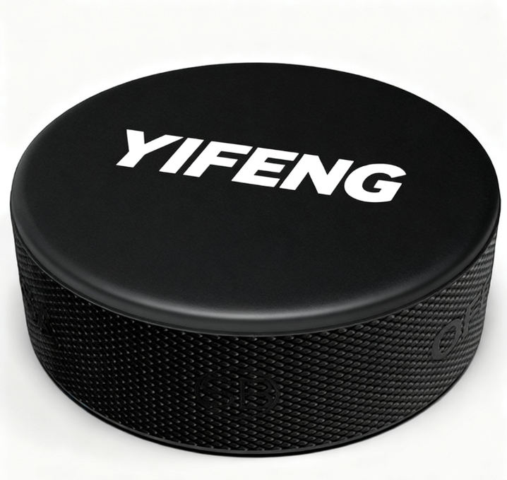 Professional Official Training Street PE Ice Hockey Puck GDYIFENG YF-02 23*75 for Juniors & Seniors
