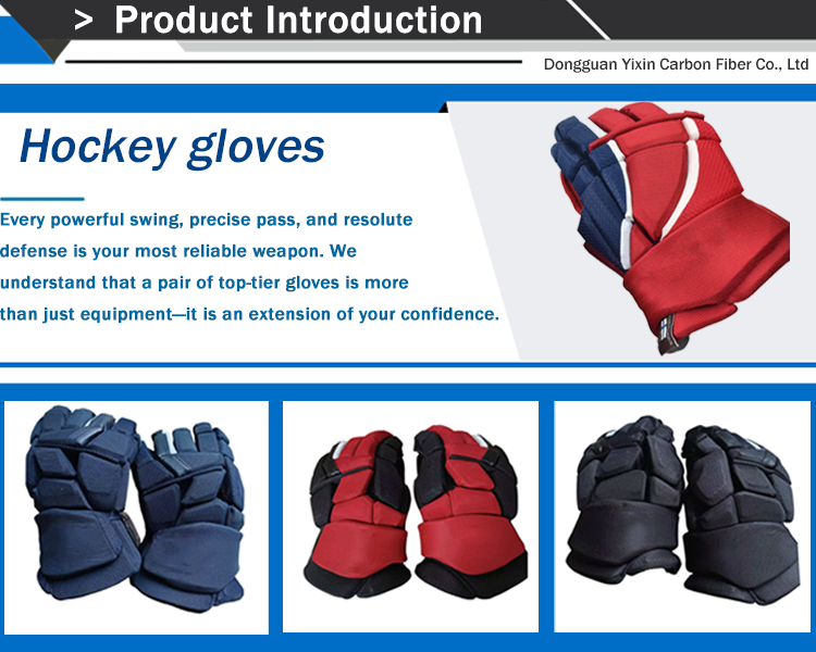 OEM Ice Hockey Training Equipment Comfortable Ice Hockey Gloves for Children and Adult