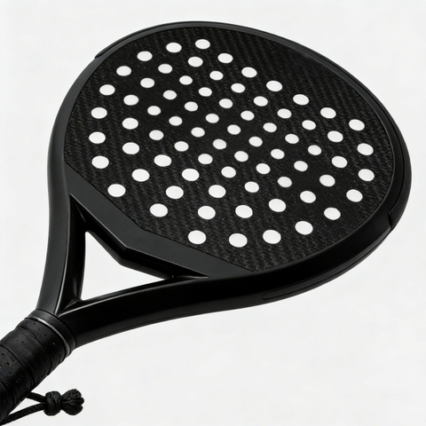 Factory Custom Color and logo High Quality 3K/12K/18K/24K Carbon Fiber Paddle Tennis Raqueta with Rough Surface Nylon Net