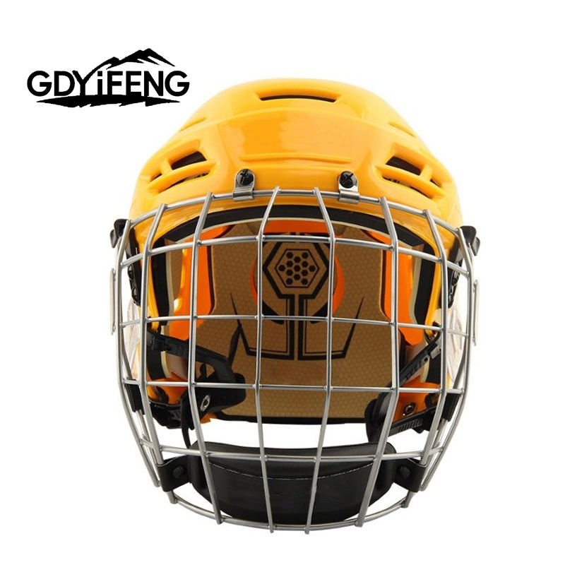 CN Factory Custom Color and logo Ice Hockey Full-Face Helmet for Youth and Adult : Protective Gear for Ice Hockey