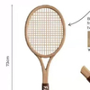 Water-transfer-printed Wood-grain Composite Carbon-fiber Tennis Racket Vintage Wooden Look Promotional Amateur Intermediate