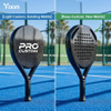 Premium 18K Carbon Fiber Padel Racket Professional Diamond Shape EVA Soft Memory Core Custom Logo Paddle
