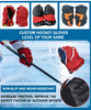 CN Factory Direct Custom Ice Hockey Training Equipment Comfortable Ice Hockey Gloves for INT/SR