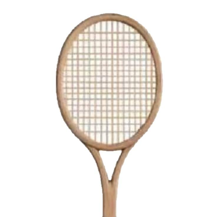 Water-transfer-printed Wood-grain Composite Carbon-fiber Tennis Racket Vintage Wooden Look Promotional Amateur Intermediate