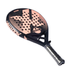 Professional 18K Carbon Fiber Padel Racket Diamond Shape EVA Soft Memory Core Custom Logo Paddle