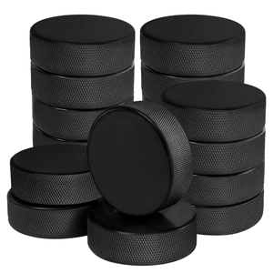 High Quality Print Custom Own Brand Logo Canada Rubber Ice Hockey Pucks Ball