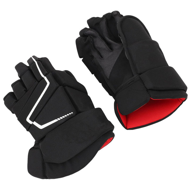 YIFENG Professional 4-Roll Ice Hockey Gloves Durable Protective Equipment Custom Team Colors Nylon 500-650g