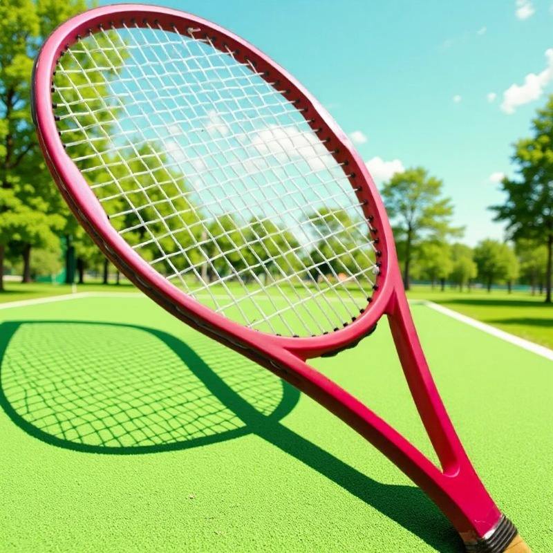 Professional Carbon Tennis Racket 100PD Frame Made Carbon Fiber French Open-Style Nylon Strung 60 Pounds Amateur Intermediate