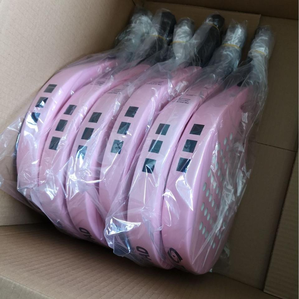 Paddle Tennis Racket Fiberglass and Full Carbon 3K/12K/18K Custom Processing Factory-Direct Wholesale Outdoor Tennis Rackets